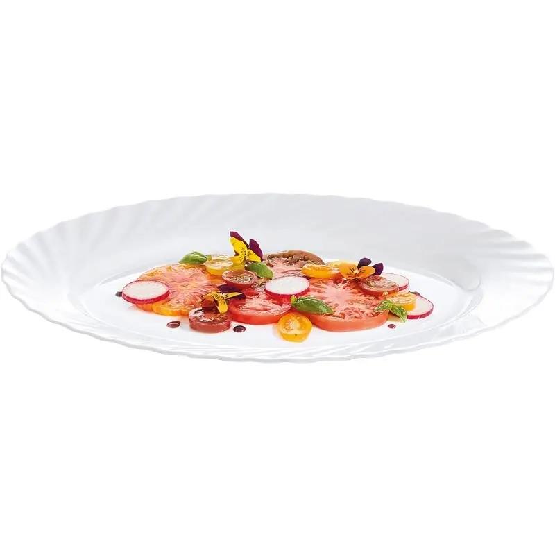 Meistverkauft Trianon Uni Platte oval, 35 x 25 cm