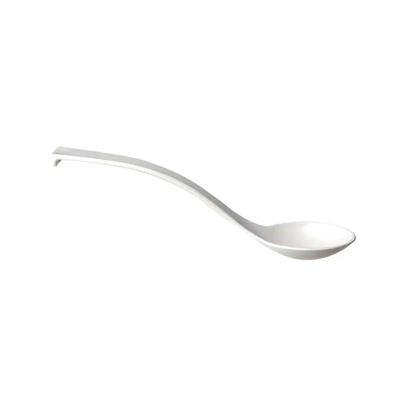 Ausverkauf Feinkostlöffel 6er Set - Kunststoff - weiß - 26 cm