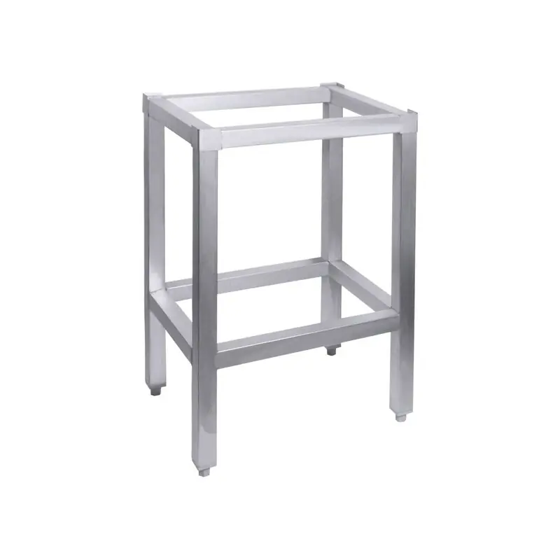 Edelstahluntergestell 50 x 50 x 77 cm für Holzhackblock Neue Kollektion
