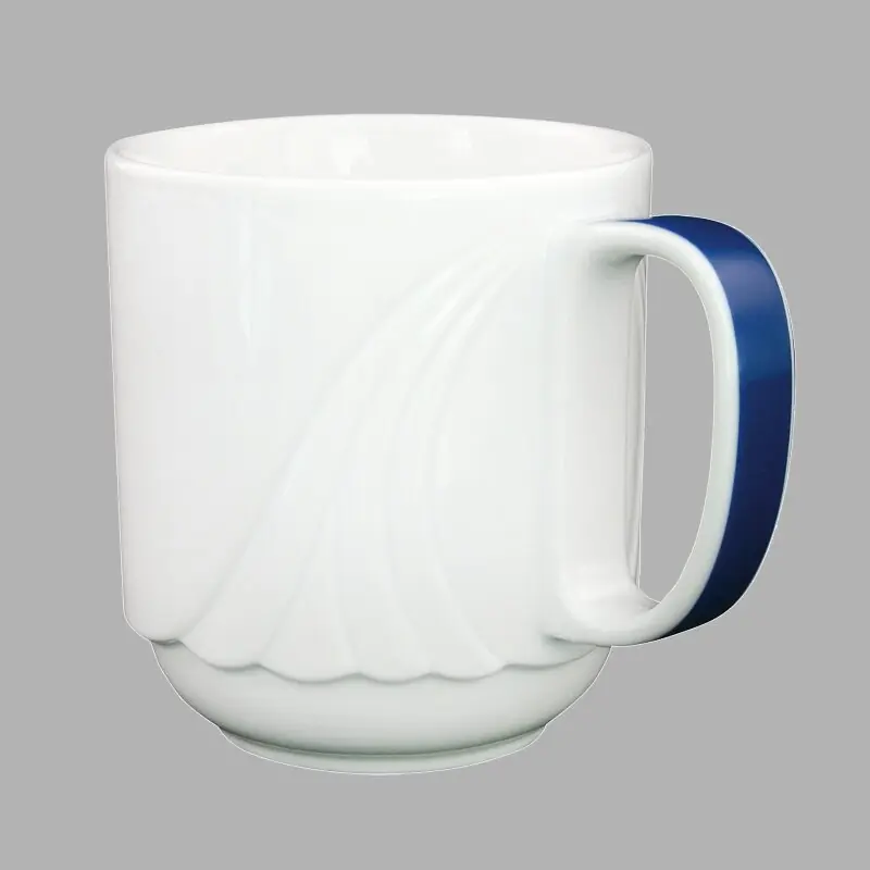 Abverkauf Eschenbach Ambiente Plus -Blau- Kaffeebecher mit Henkel stapelbar, Inhalt: 26 cl