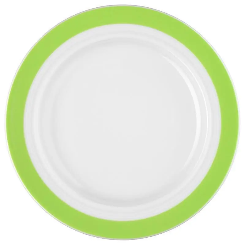 Sonderangebot Vitalis, grünes Band, Teller flach rund, Ø 25,5 cm