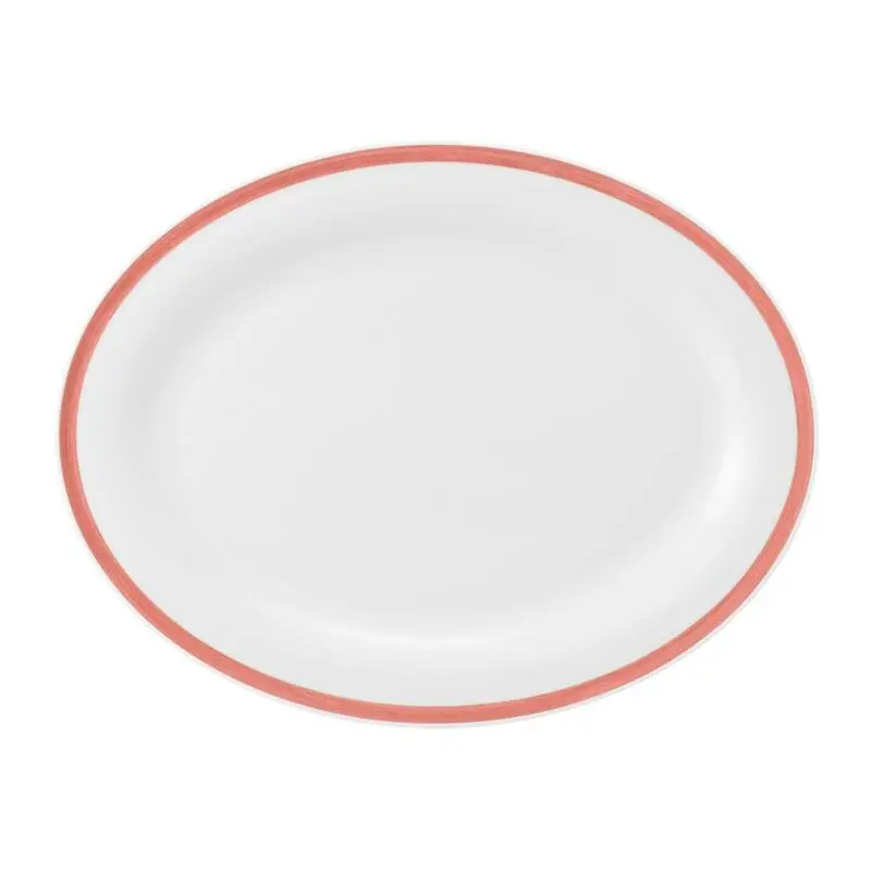 Community, Pinselband rot, Platte ovel, 31,1 x 23,9 cm Online Kaufen