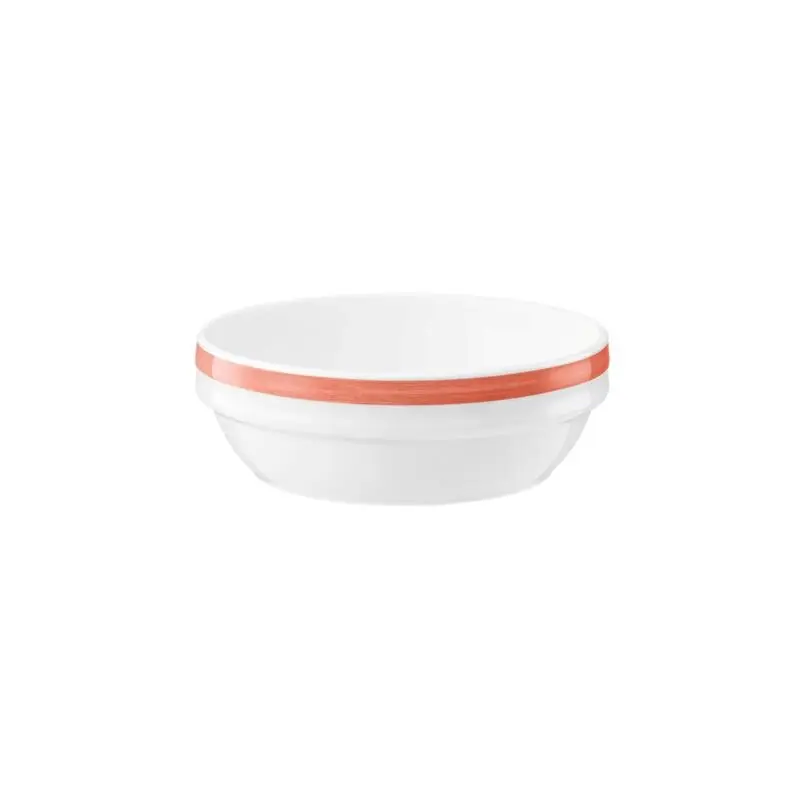 Community, Pinselband rot, Salatschale rund, Ø 12,3 cm, Inhalt: 33 cl Sonderangebot