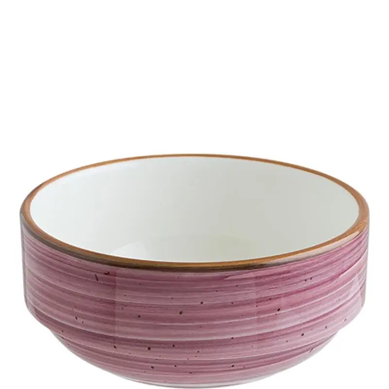 Preisknaller Bonna Porzellan, Aura Blackberry Banquet Schale stapelbar, Ø 12 cm, Inhalt: 35 cl