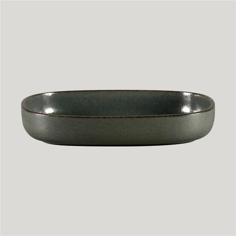 Kracherpreis Rakstone Ease Platte oval tief caldera, L: 26 cm, B: 18,3 cm, H: 4,5 cm, Inhalt: 112 cl