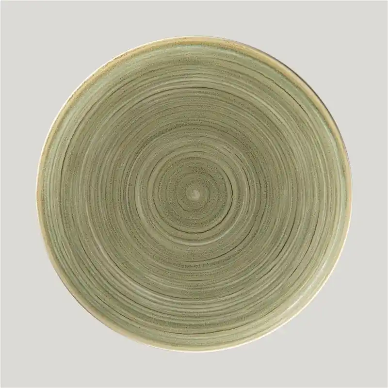 Echt Rakstone Spot Teller flach coup emerald, Ø 29,3 cm, H: 3 cm