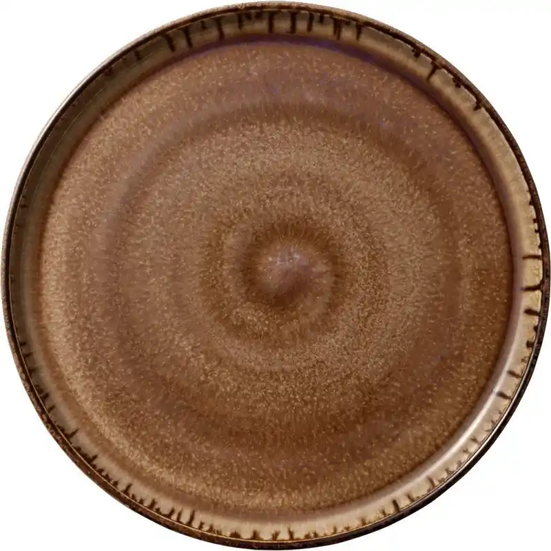 Abverkauf PERFECT MATCH Oyster Teller flach rund Fahne Struktur, Ø 267 mm, Inhalt: 60 cl