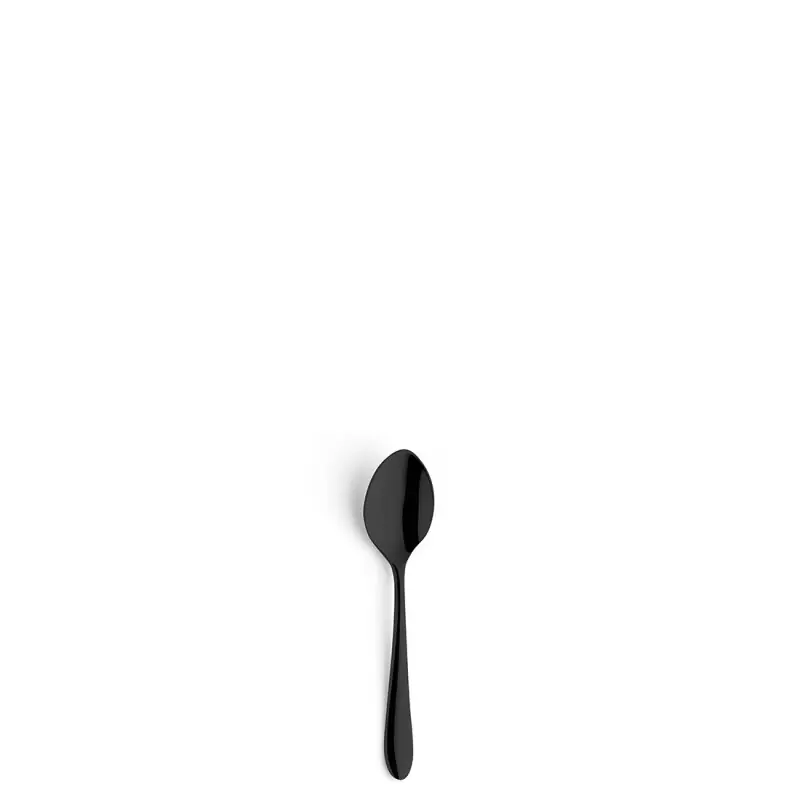 Abverkauf Oxford Mocca-/Espressolöffel PVD schwarz, Länge: 11,1 cm