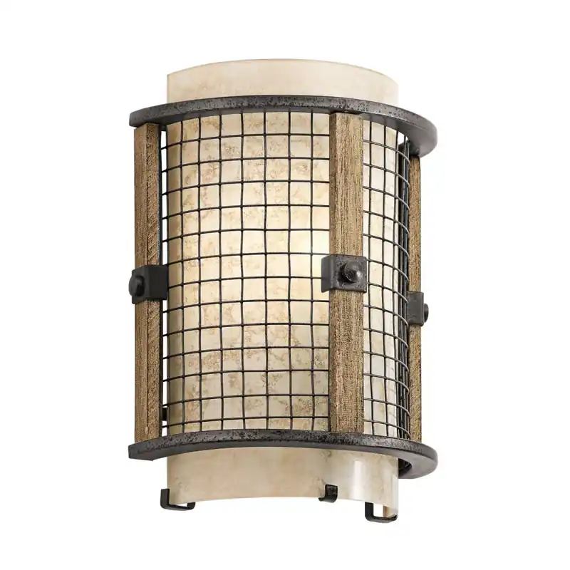 Preisknaller Designer Flurlampe Wand Eisen Stein Industrie Look