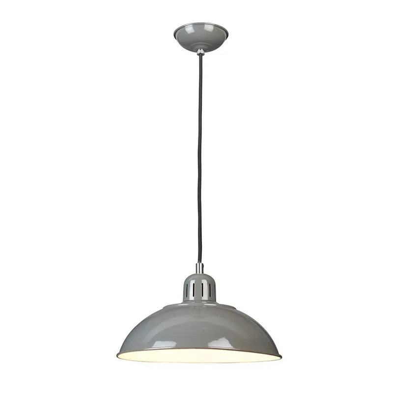 Schnäppchen Hängelampe SECRETER Grau Ø30cm Bauhaus Lampe