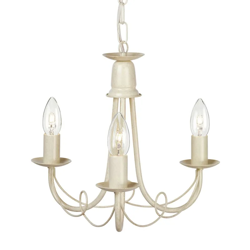 GOTICA Kronleuchter 5 Creme Ø37cm Esstisch Lampe Kracherpreis