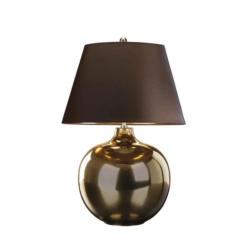 Tischleuchte LORIN Porzellan Bronze H:71cm Lampe Sale