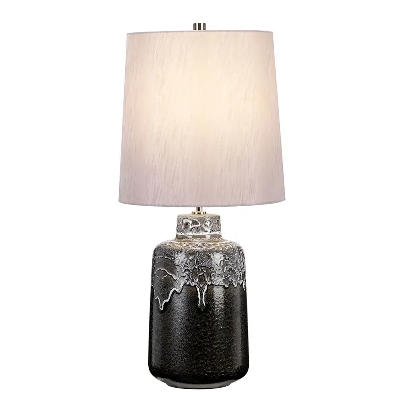 Echt Tischlampe IOAN in Keramik Ø30cm H65cm Bodenlampe