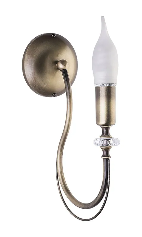 Ausverkauf Wandlampe in Messing antik AREGUND Flur Leuchte