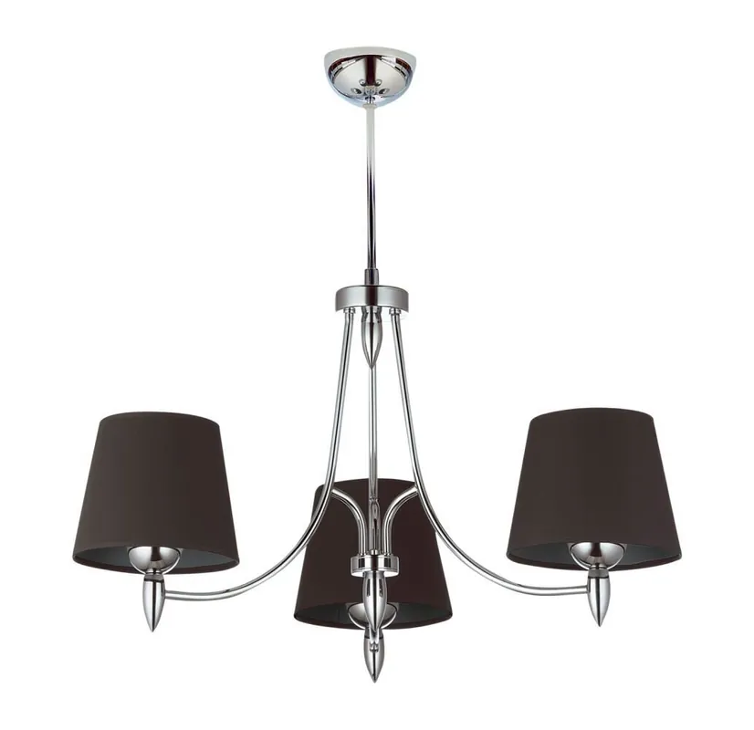 Kronleuchter Schwarz Chrom ALAION Ø70cm Esstisch Bestpreis