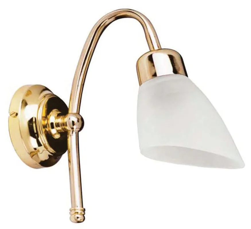 Preiswert Messing Wandlampe Glas Schirm Badezimmer Flur E14