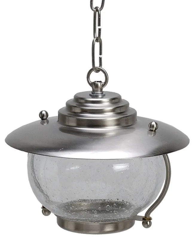 Bestpreis Außenlampe Glas Messing in Nickel IP43 Balkon