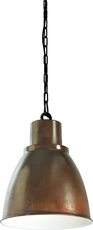 Hängelampe Braun Weiß Industrie Design Handarbeit Must-Have