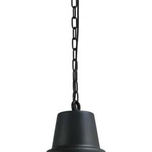 Pendelleuchte DI PANNA in Schwarz Roter Metall Optik Ausverkauf