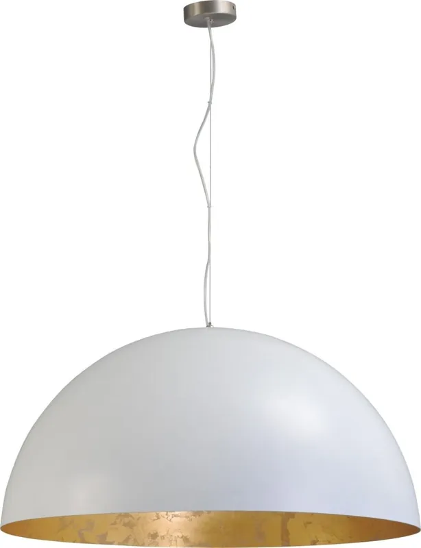 Neue Ware Pendelleuchte XXL Ø80cm Weiß Gold Premium LARINO