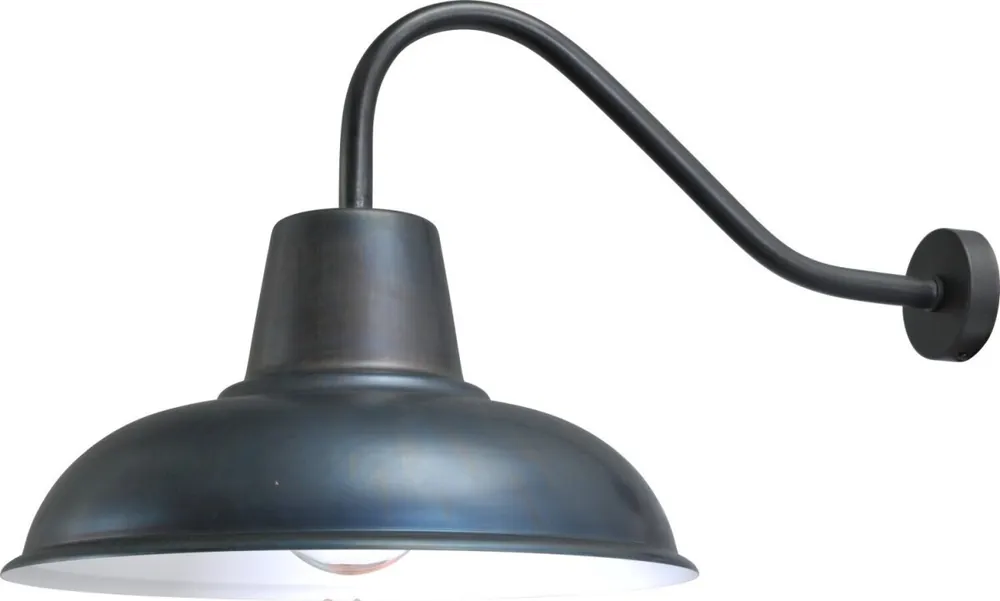 Hotelleuchte E27 DI PANNA in Schwarz Roter Metall Optik Ausverkauf