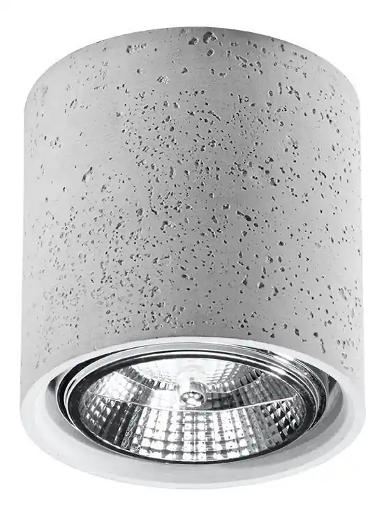 Begrenztes Angebot Beton Deckenlampe ADRIANA Ø14cm GU10 kompakt klein