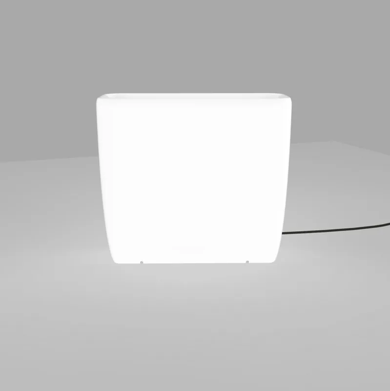 Beleuchteter LED Blumentopf eckig schmal Sofort Bestellen