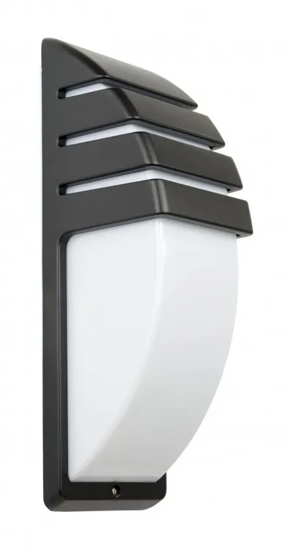 Meistverkauft Schwarze Wandleuchte IP54 H:35 cm blendarm FALOMA