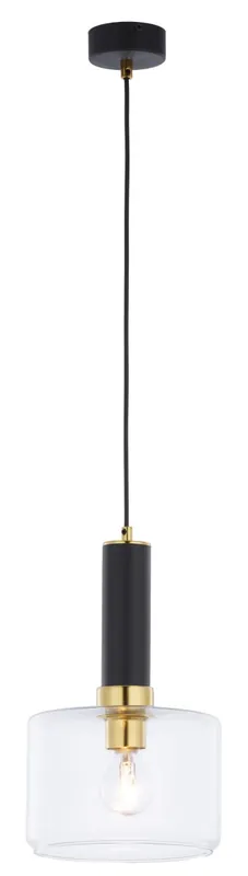 Neue Kollektion Moderne Pendelleuchte Metall Glas Ø20cm rund JENNA