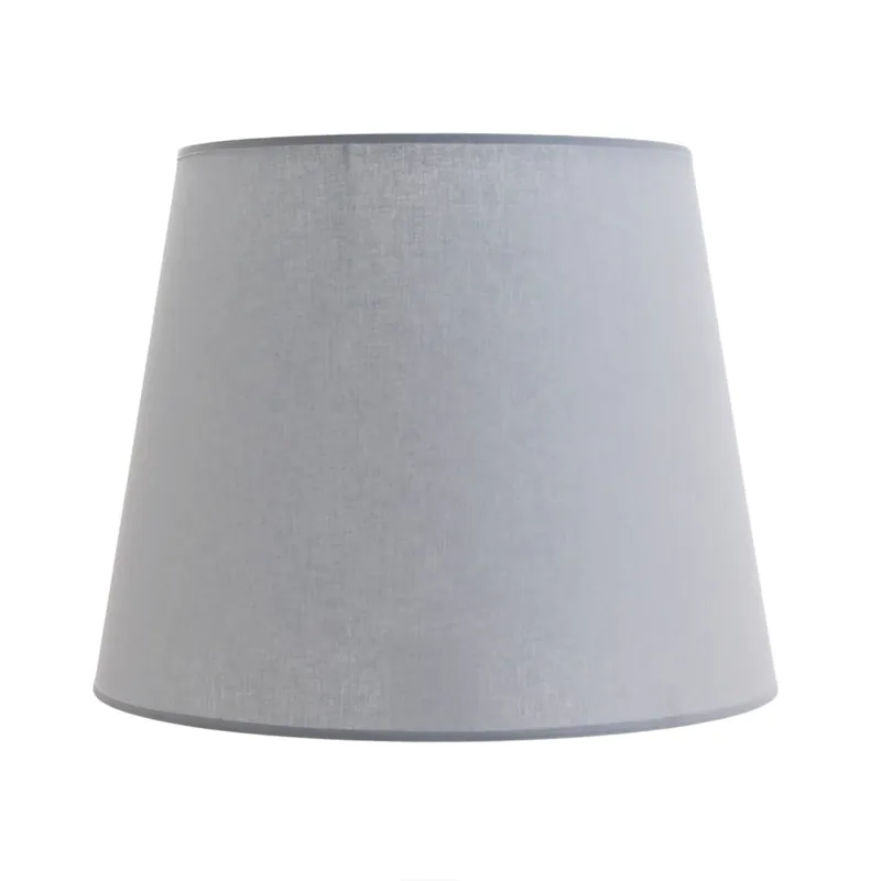 Stoff Lampenschirm Stehlampe Grau E27 WILLOW Günstig