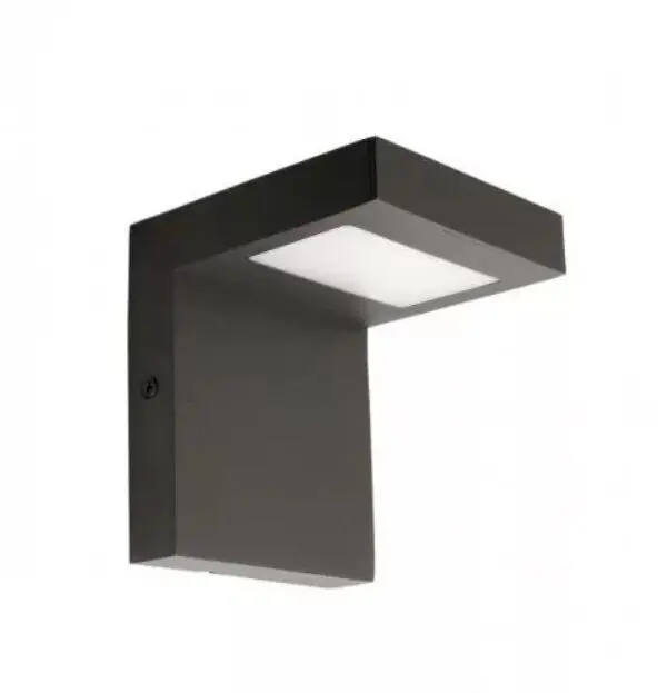 Schneller Versand LED Wandleuchte Anthrazit IP54 4000K 720lm