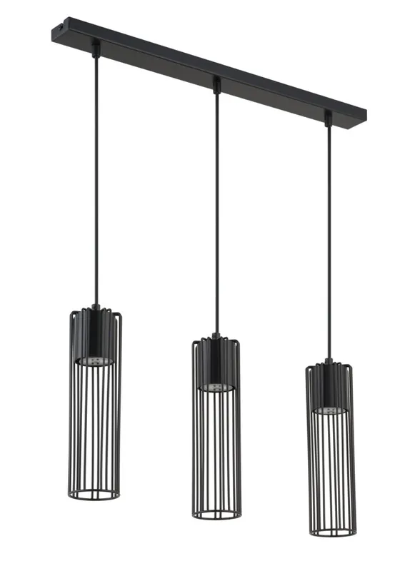 Bestseller Dekorative Pendelleuchte Schwarz Metall GU10 3-flammig