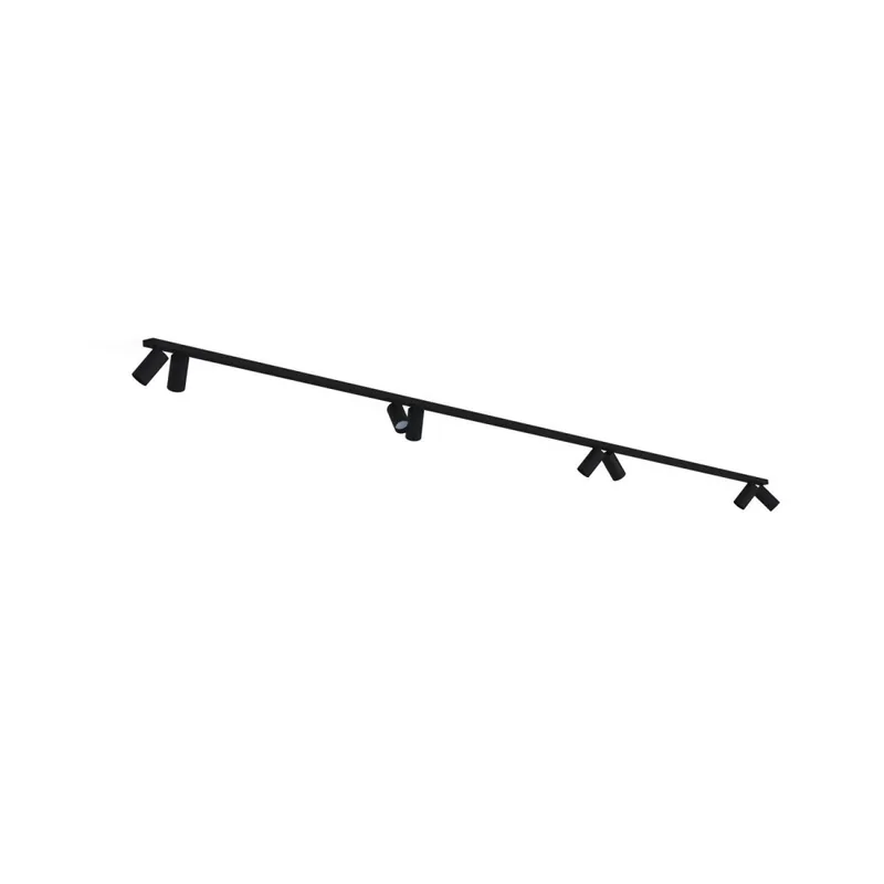 Deckenspot 8-flammig Schwarz 400 cm lang XXL GU10 verstellbar Nur Heute