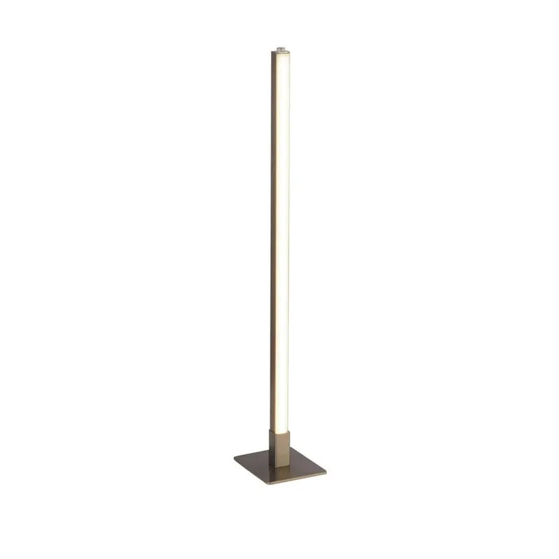 Geprüft LED Tischlampe mit Touch Funktion 50 cm in Silber matt