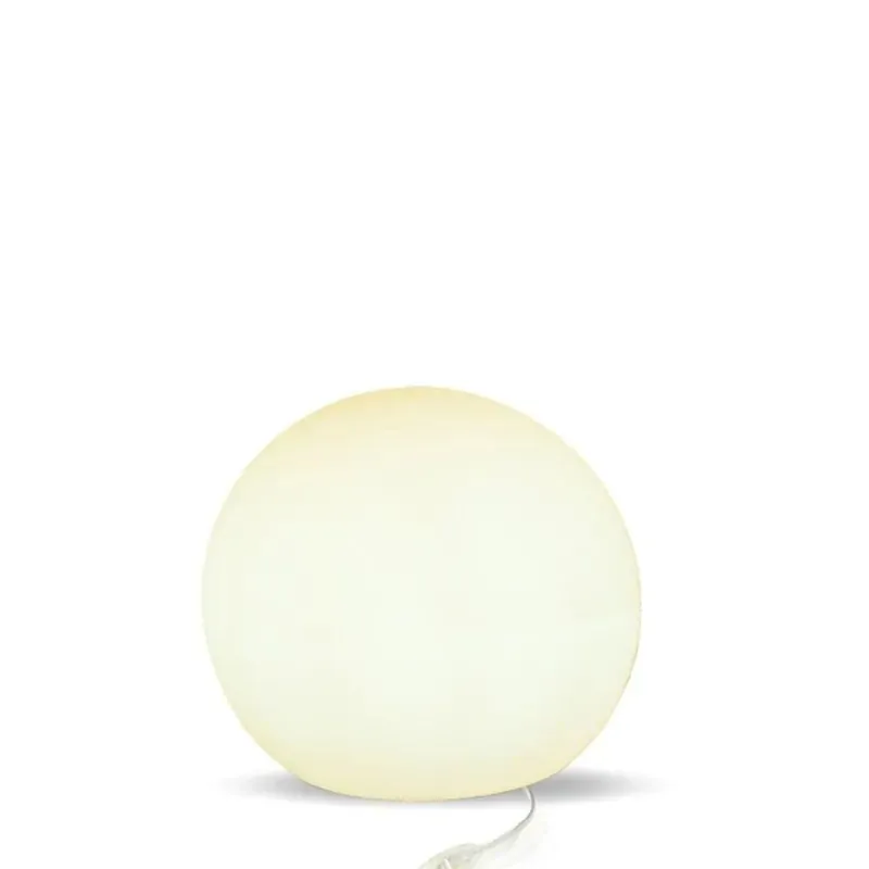 Kugelleuchte Ø 60 cm groß Kabel Stecker E27 LED 2700K Garten Neu Im Sortiment