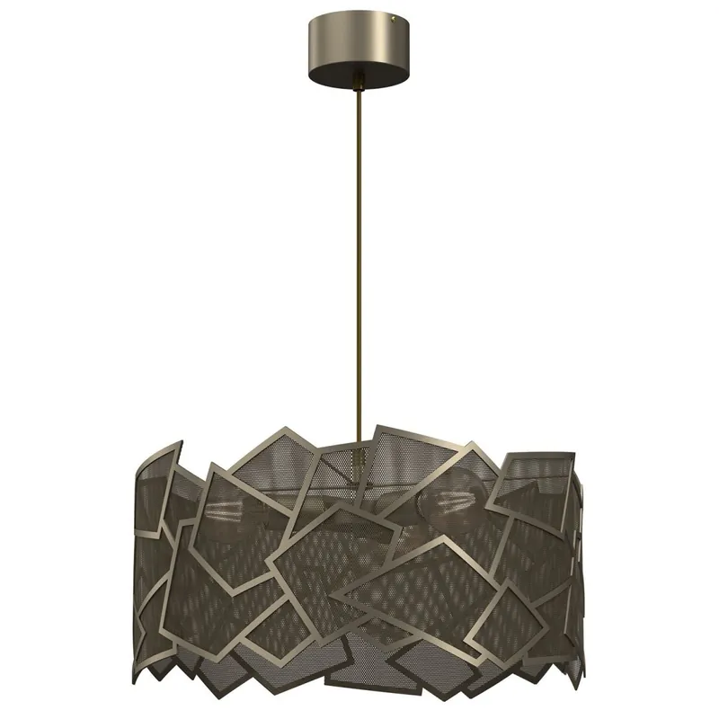 Moderne Pendelleuchte in Gold B:49,5 cm E27 dekorativ Billig