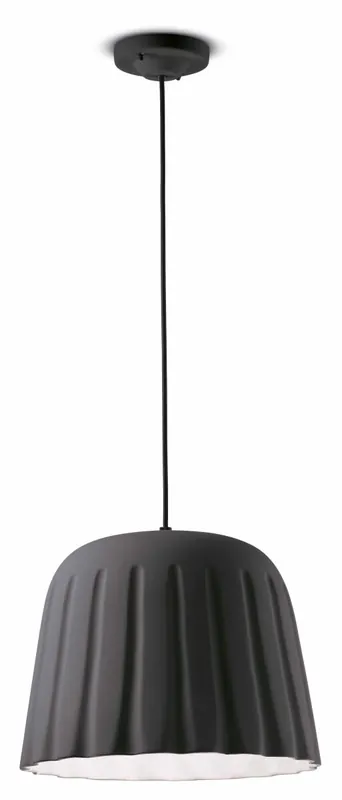 Hängelampe Keramik E27 rund D: 40 cm H: max. 150 cm Letzte Chance