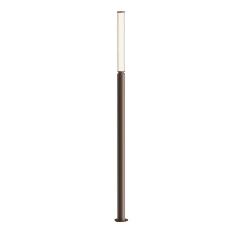 LED Pollerleuchte Aluminium Glas 198,6 cm hoch IP65 Sonderangebot