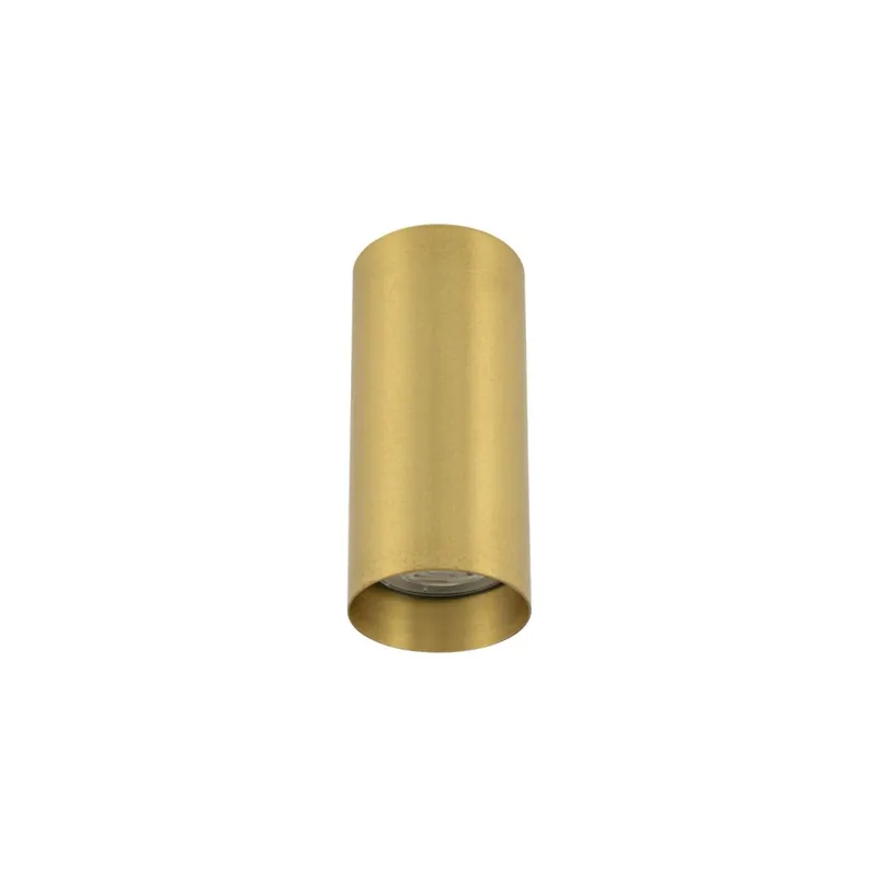 Deckenstrahler Stahl GU10 in Messing Ø5,5 cm Zylinder Heißes Angebot