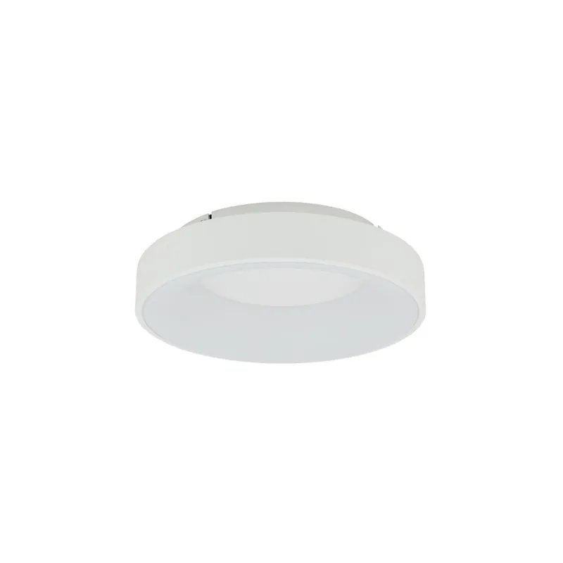 Schnäppchen Weiße LED Deckenleuchte Metall Ø 38 cm 2700 lm 32 W
