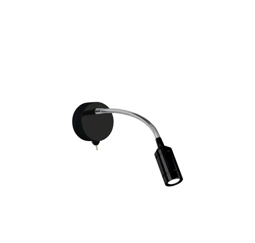 Beliebt Flexibler LED Wandstrahler mit Schalter Metall warmweiß