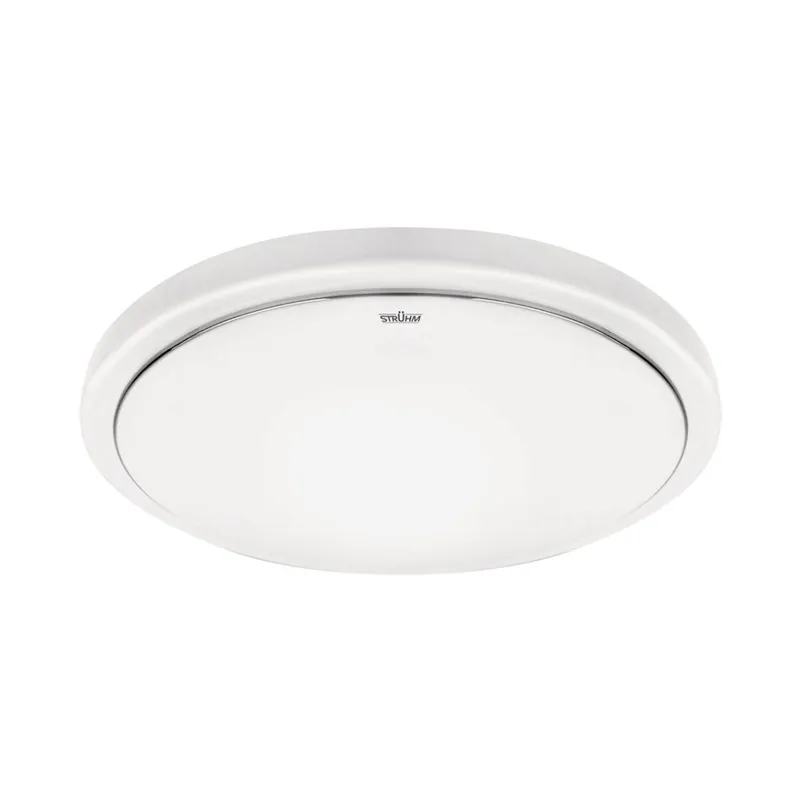 Expressversand LED Deckenleuchte Bad Bewegungsmelder D: 26 cm IP44 Weiß