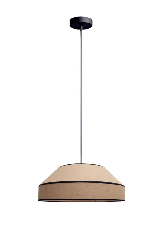 Blendarme Pendelleuchte Jute Natur E27 Ø45 cm wohnlich Highlight