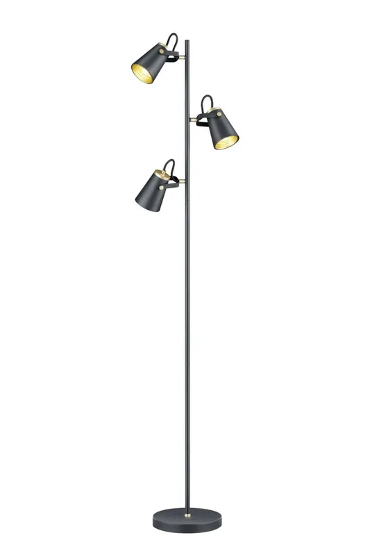 Bewegliche Stehleuchte Metall 160 cm E14 3-flmg Schwarz Jetzt Bestellen