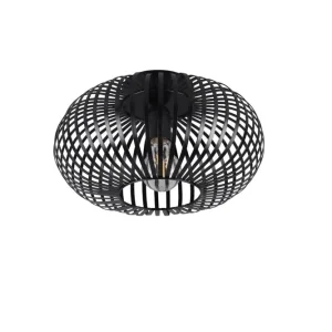 Finale Aktion Industrial Deckenleuchte Metall Schwarz E27 Ø30 cm rund