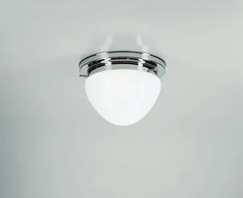 Wohnliche Deckenleuchte in Chrom Messing Glas Ø20 cm Neuheit