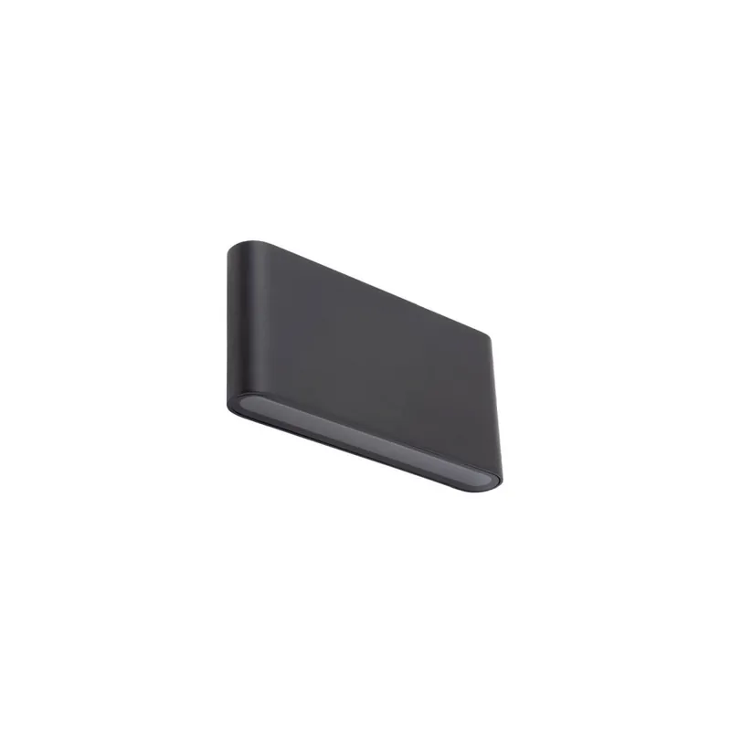 Meistverkauft LED Außenlampe Wand Up Down Aluminium 5 W IP54 Schwarz