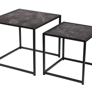 Beistelltisch 2er Set in Anthrazit Schwarz Wochenendangebot