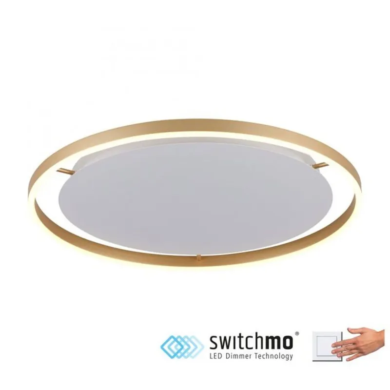 Wochenendangebot LED Deckenlampe dimmbar Ø58,5 cm 3650 lm in Messing