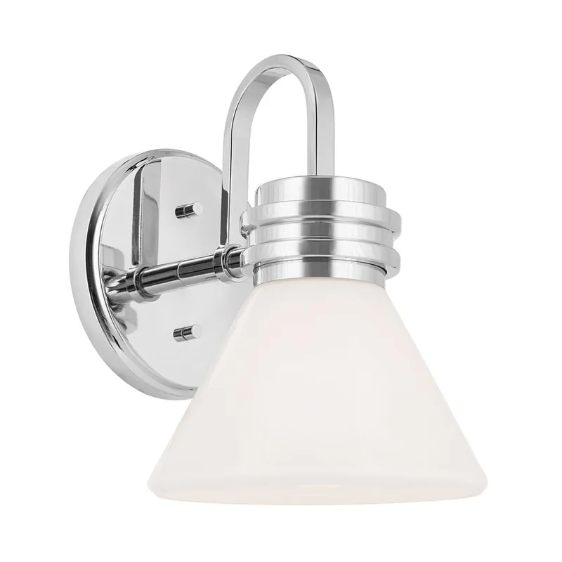 Wandlampe Bad Chrom mit LED G9 IP44 3000 K Glas Metall Saisonangebot